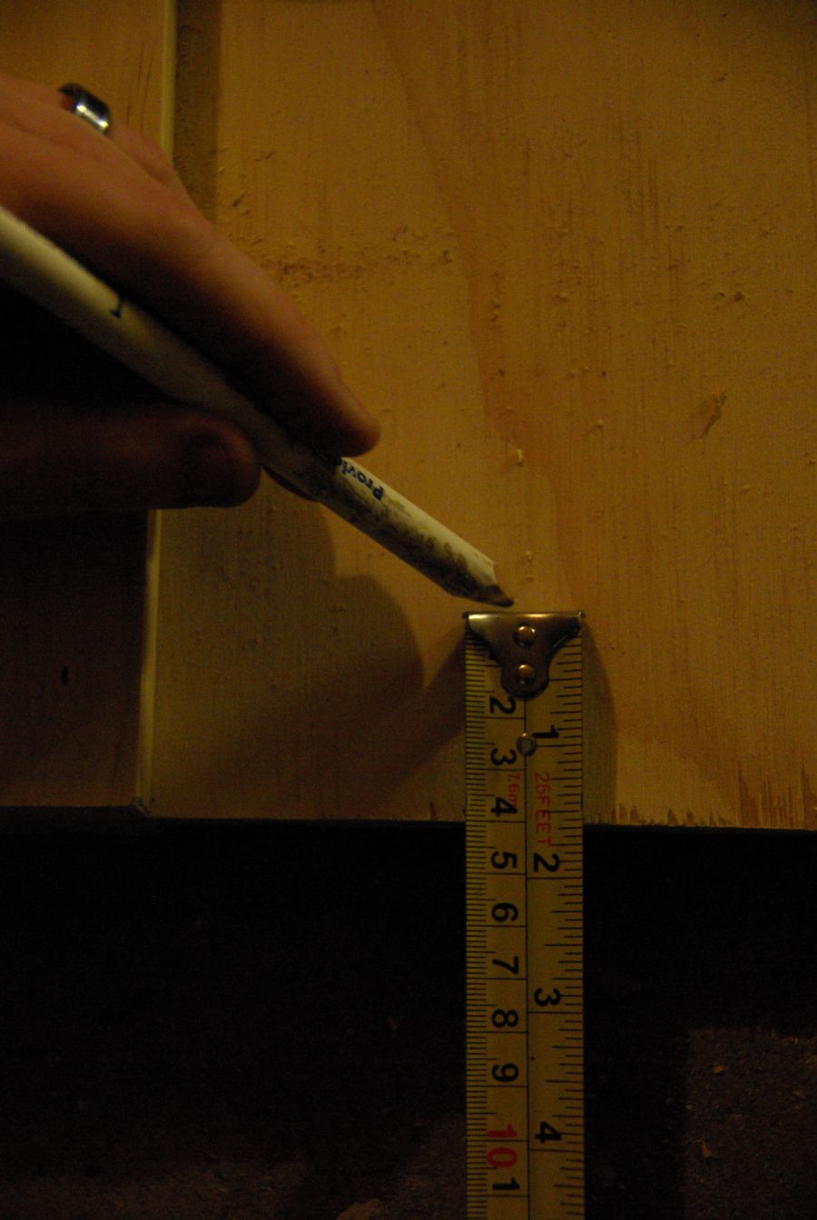 How to make a barn door meassure