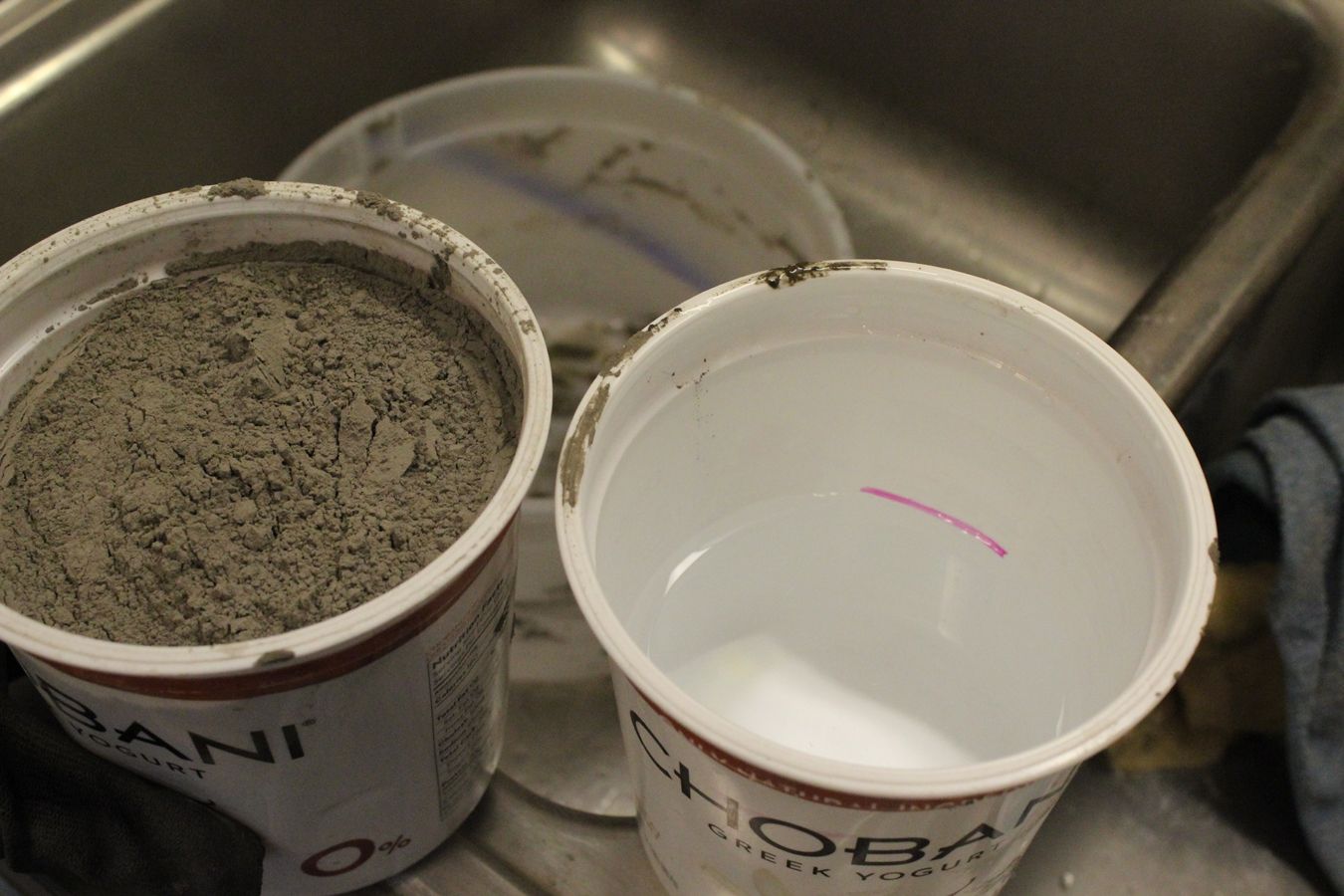 How to prepare the concrete mix for kitchen countertop