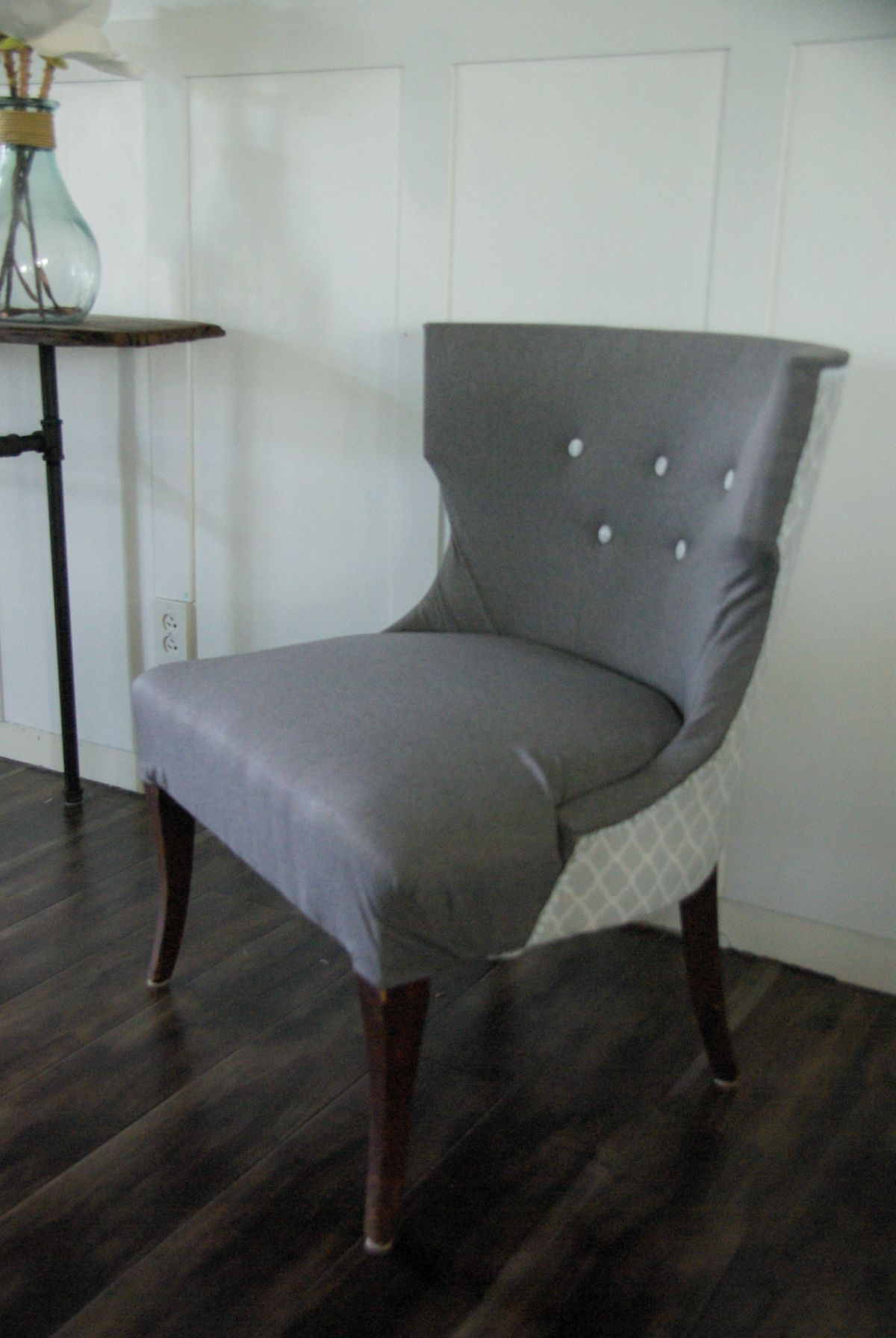 How to reuphoulster a chair no sew