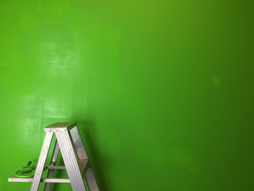 Industrial ladder for home improvements