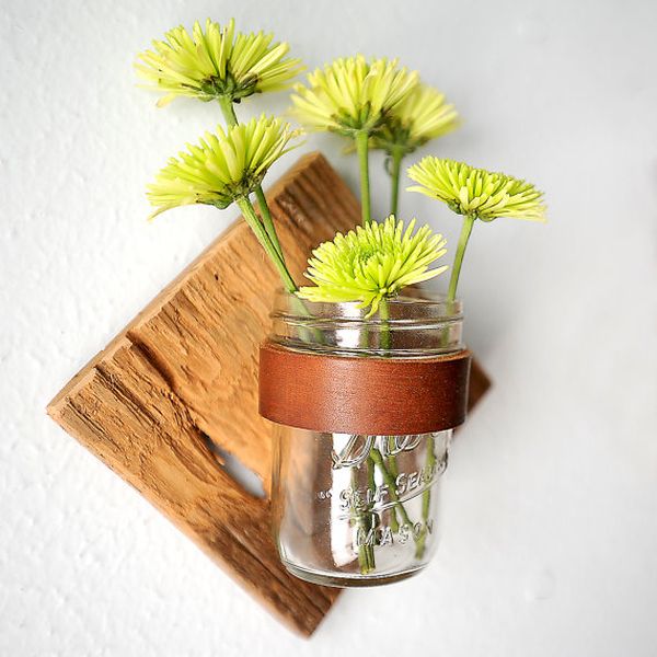 Jar sconce