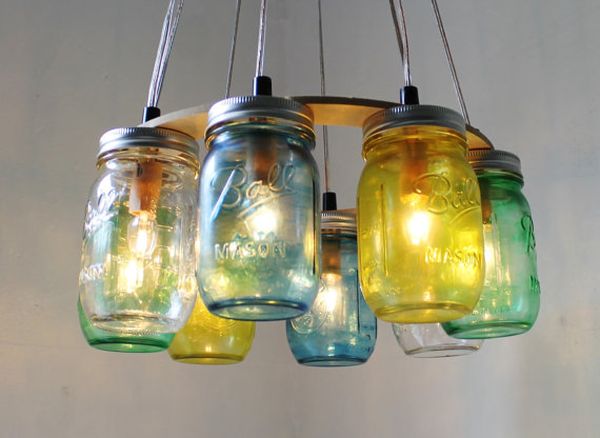 Jars chandelier