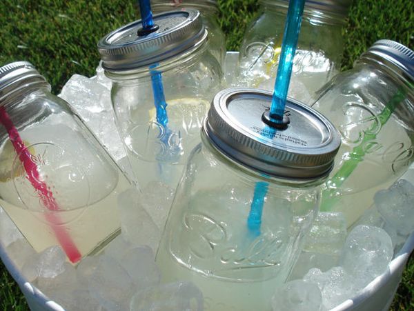 Jars for lemonade