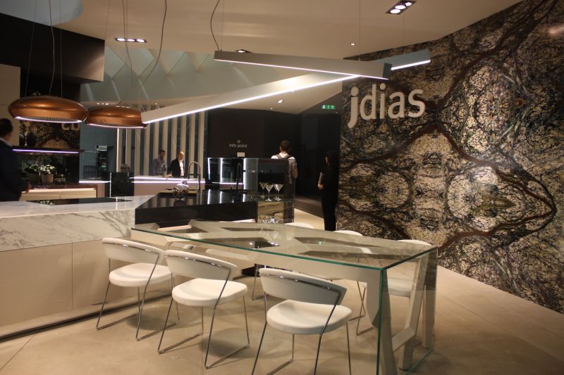 jdias also displayed these cool, minimalist light bars. The set of two bars provides ample kitchen lighting.
