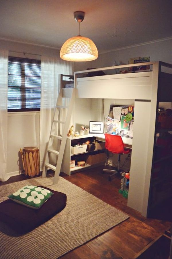 Loft Beds With Desk: How To Turn A Bedroom Into A Work Station