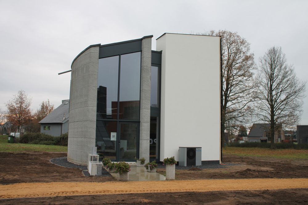 Kamp c 3d printed house westerlo belgium exterior