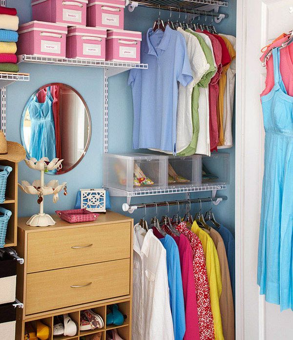 Keep closet visble and accessible