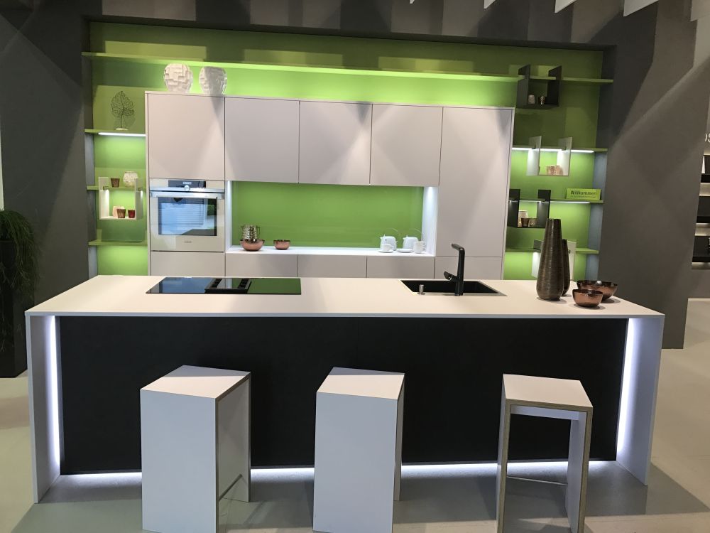 Kitchen designer behind Haus12 is John McNeil with green accents