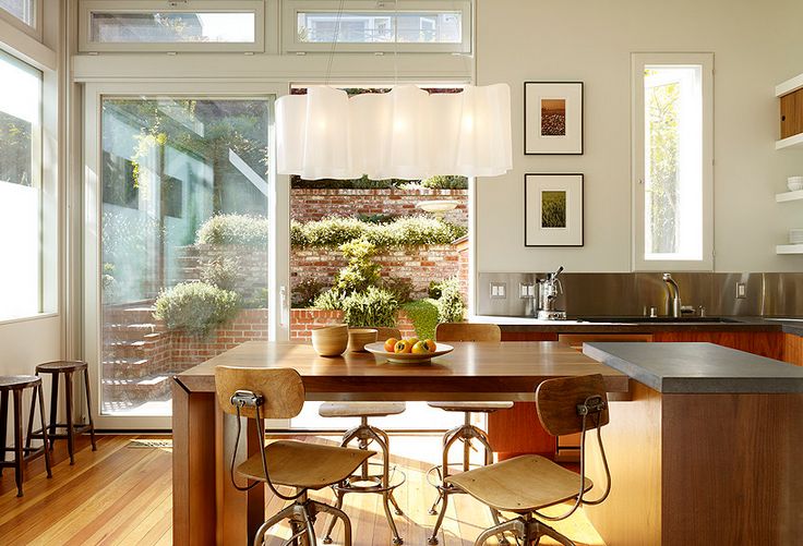 Kitchen island with drop leaf table