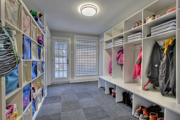 Large and big multiple storage options for entryway