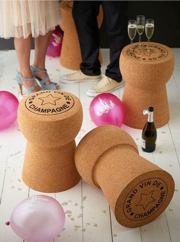 Large cork wine