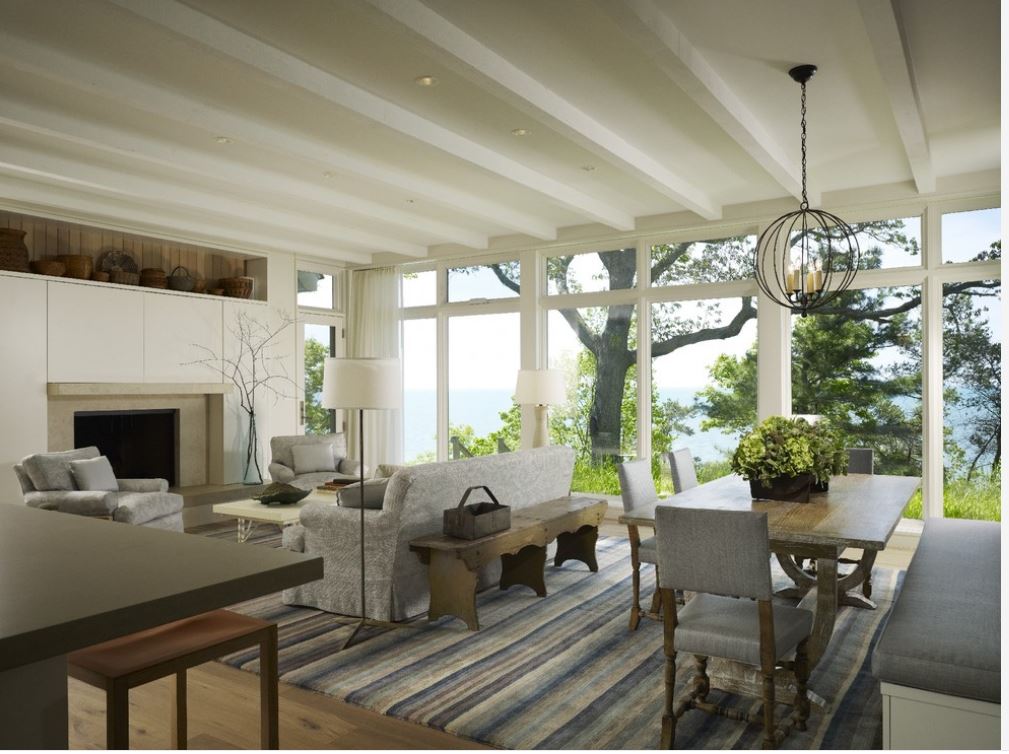 Open Concept Living Room Rug