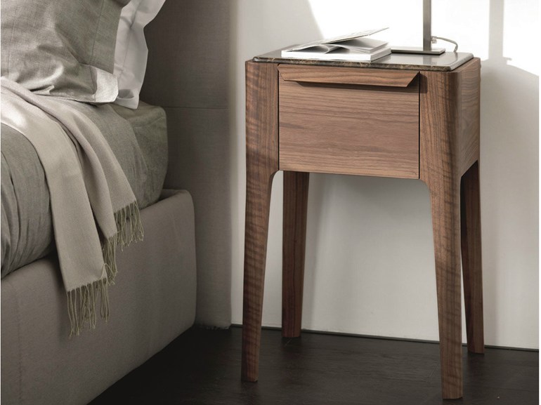 Logos rectangular bedside table