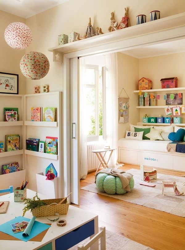 Lot storage for playroom