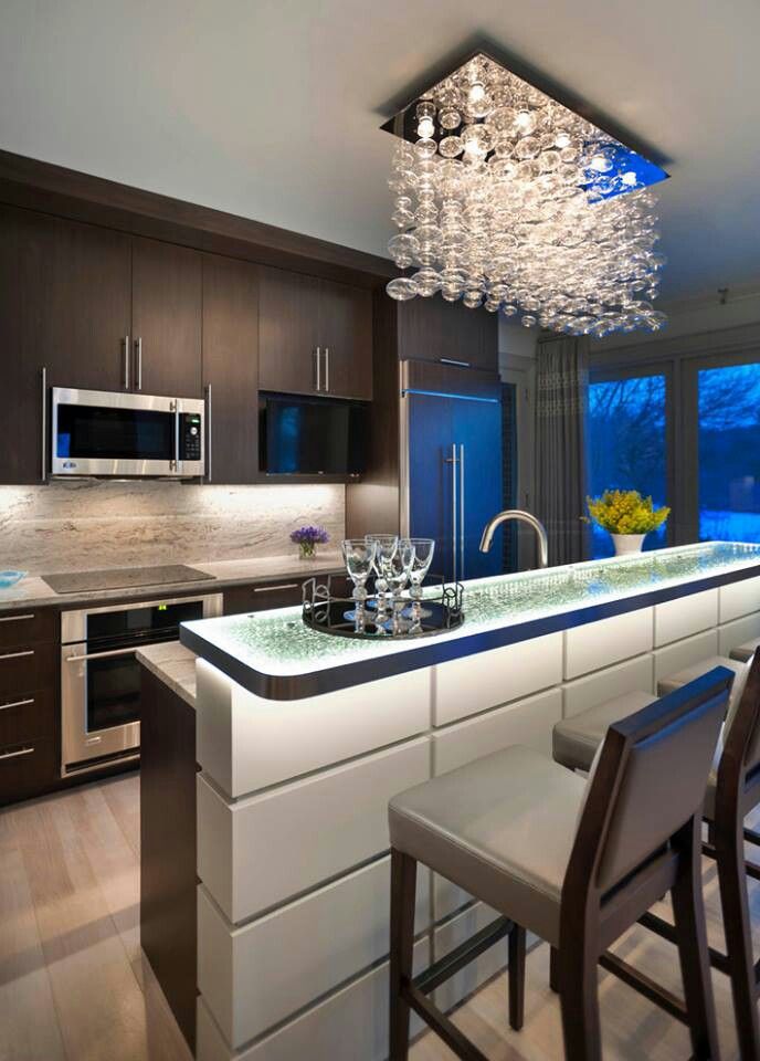 Luxury kitchen island design