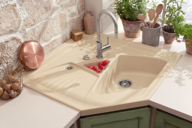 practical kitchen corner sink