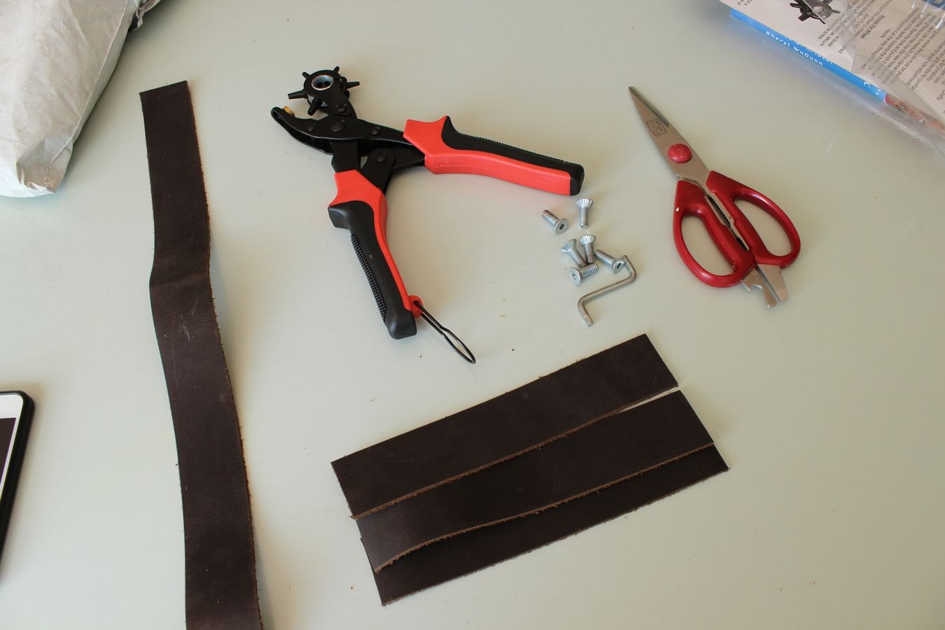 Materials for leather straps