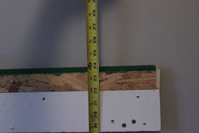 Како да направите табла - чекор-по-чекор туторијал DIY 13 Measure the braket position