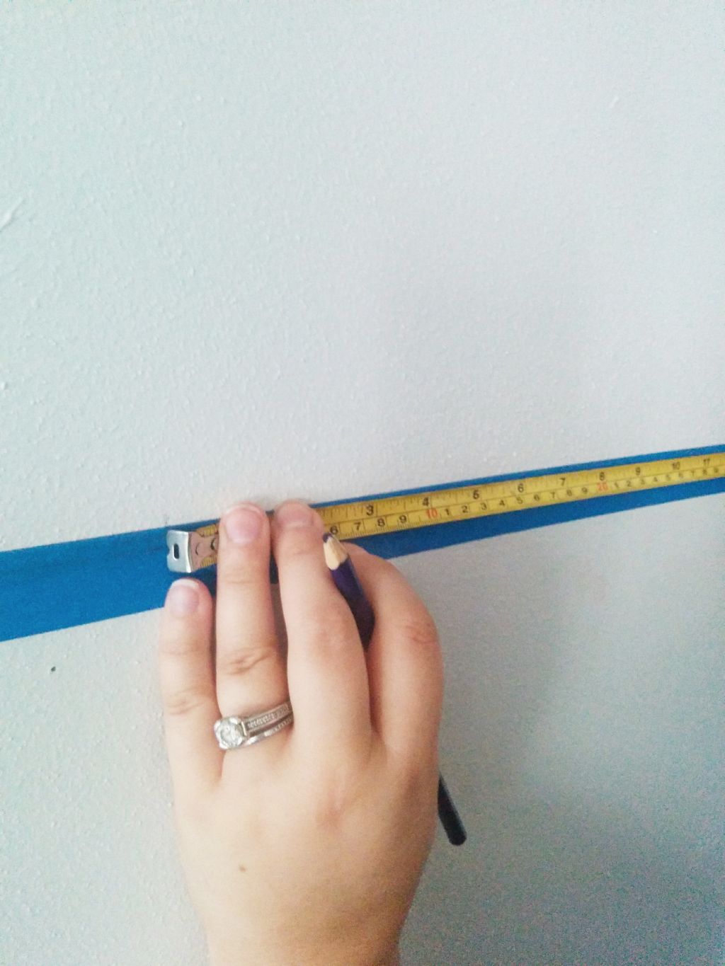 Measuring x painters tape mark 3