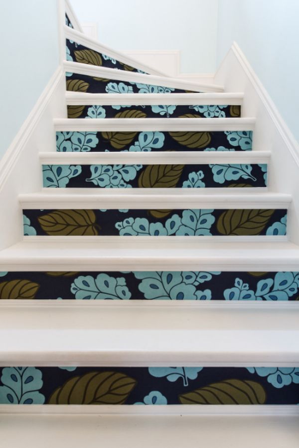 How To Apply Wallpaper To Staircase