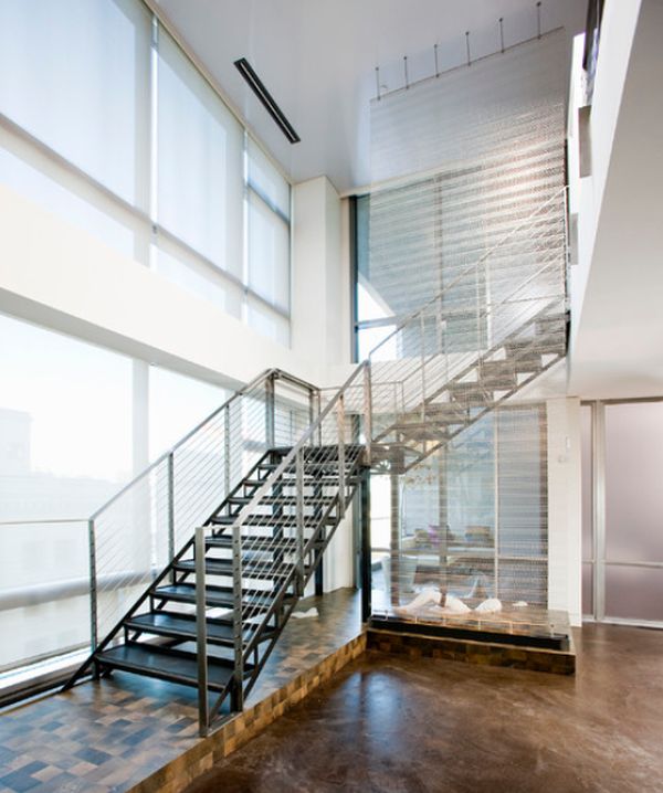 Metal staircase