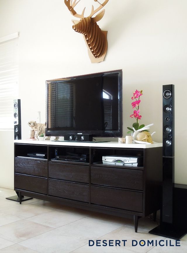 Mid century modern dresser media center