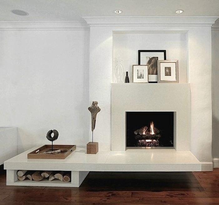 Minimalist fireplace design