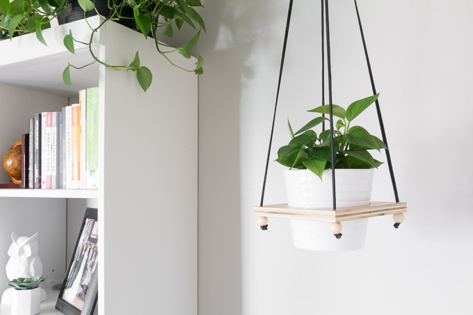 Minimalist hanging planter diy