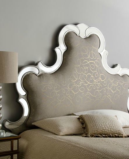 Mirrored headboard