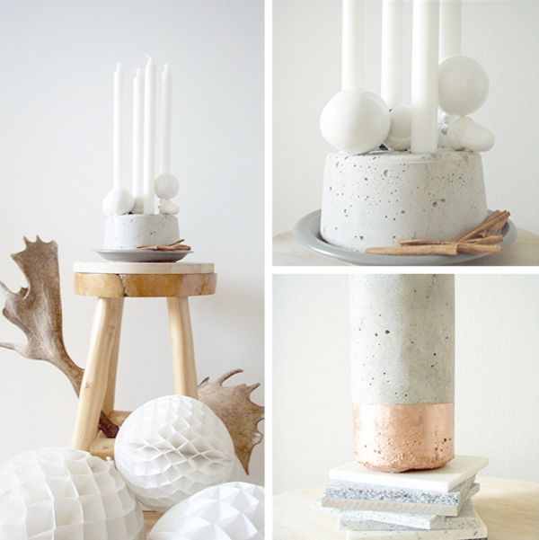 Modern candle holders