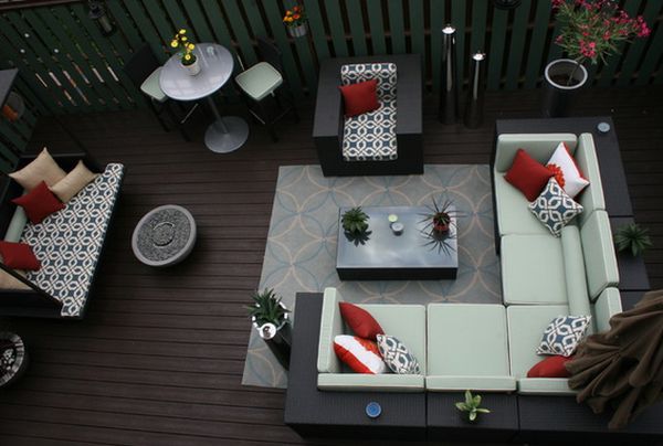 Modern deck furniture