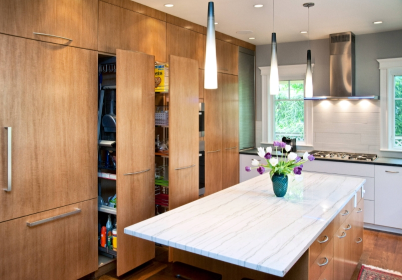 Wall kitchen pantry