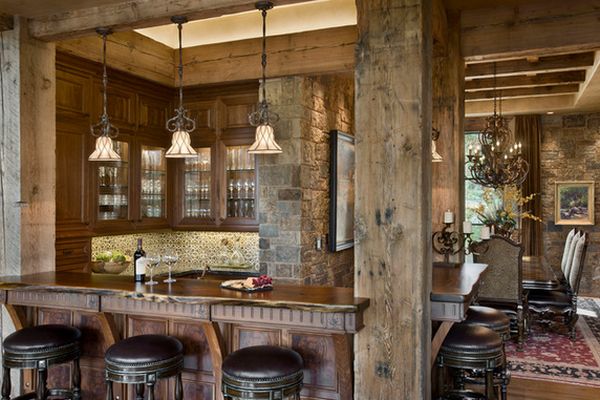 Mountain kitchen bar