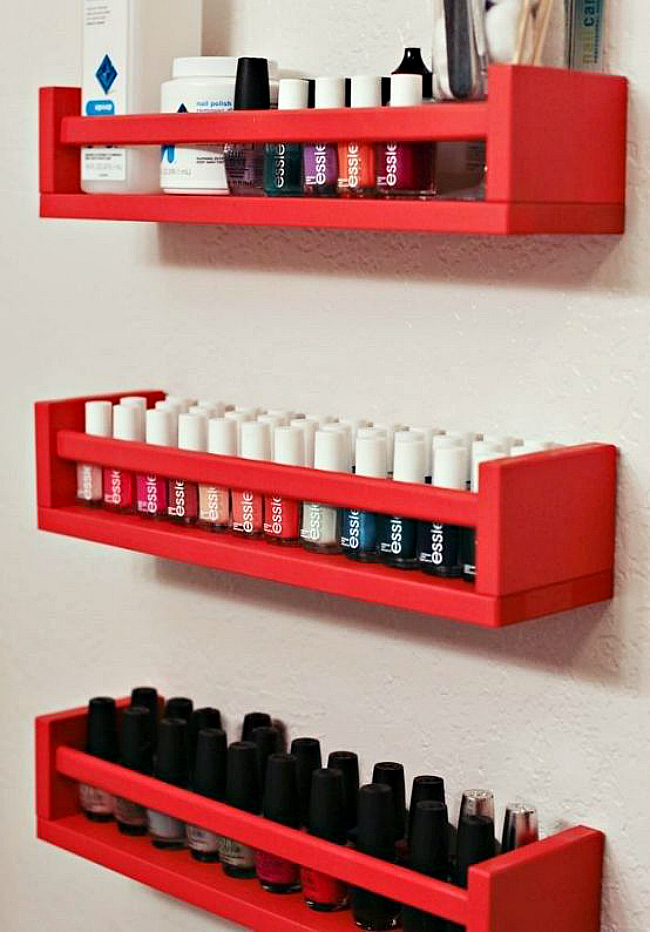 nail polish spice rack