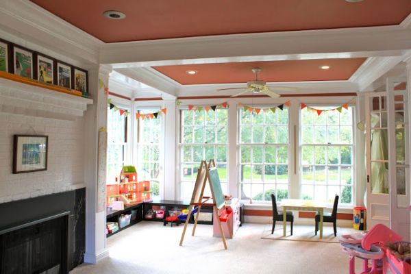 Natural light playroom