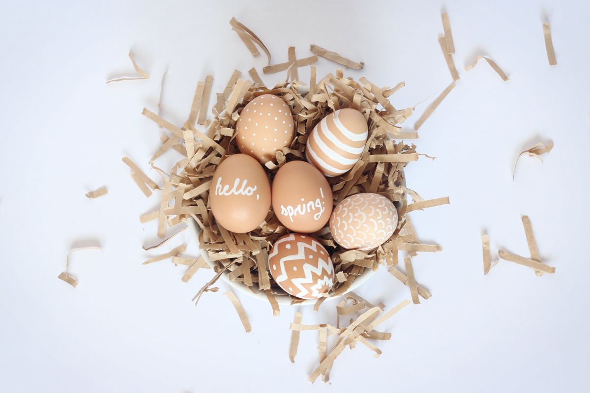 Non toxic easter eggs decoration