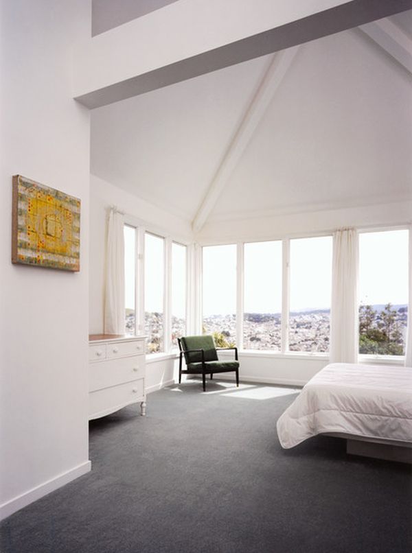Ombre bedroom carpet