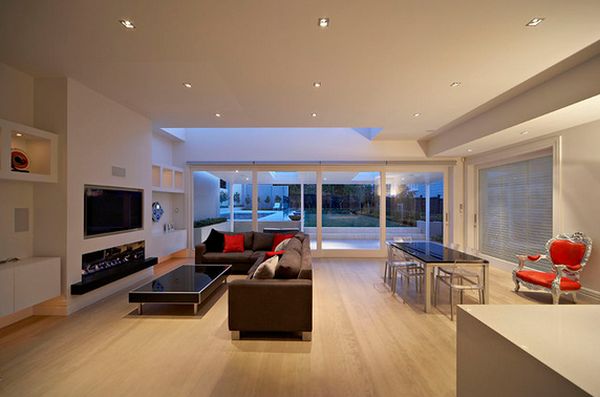 Open space living room