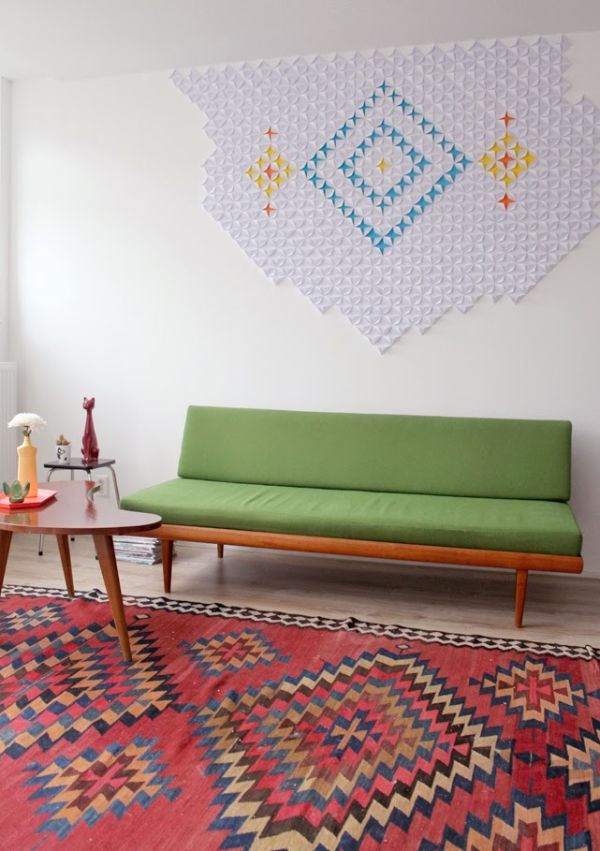 Origami wall art