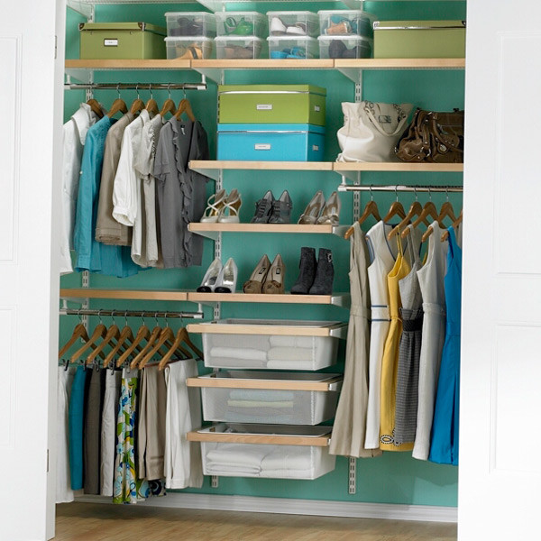 Paint the back wall of your closet