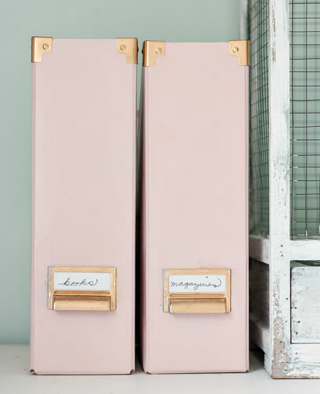 painted magazine holders