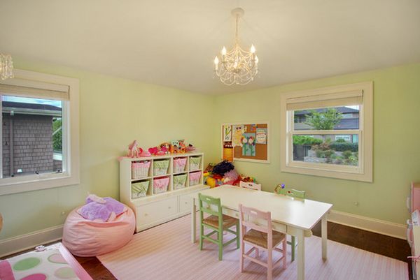 Pastel colors for playroom