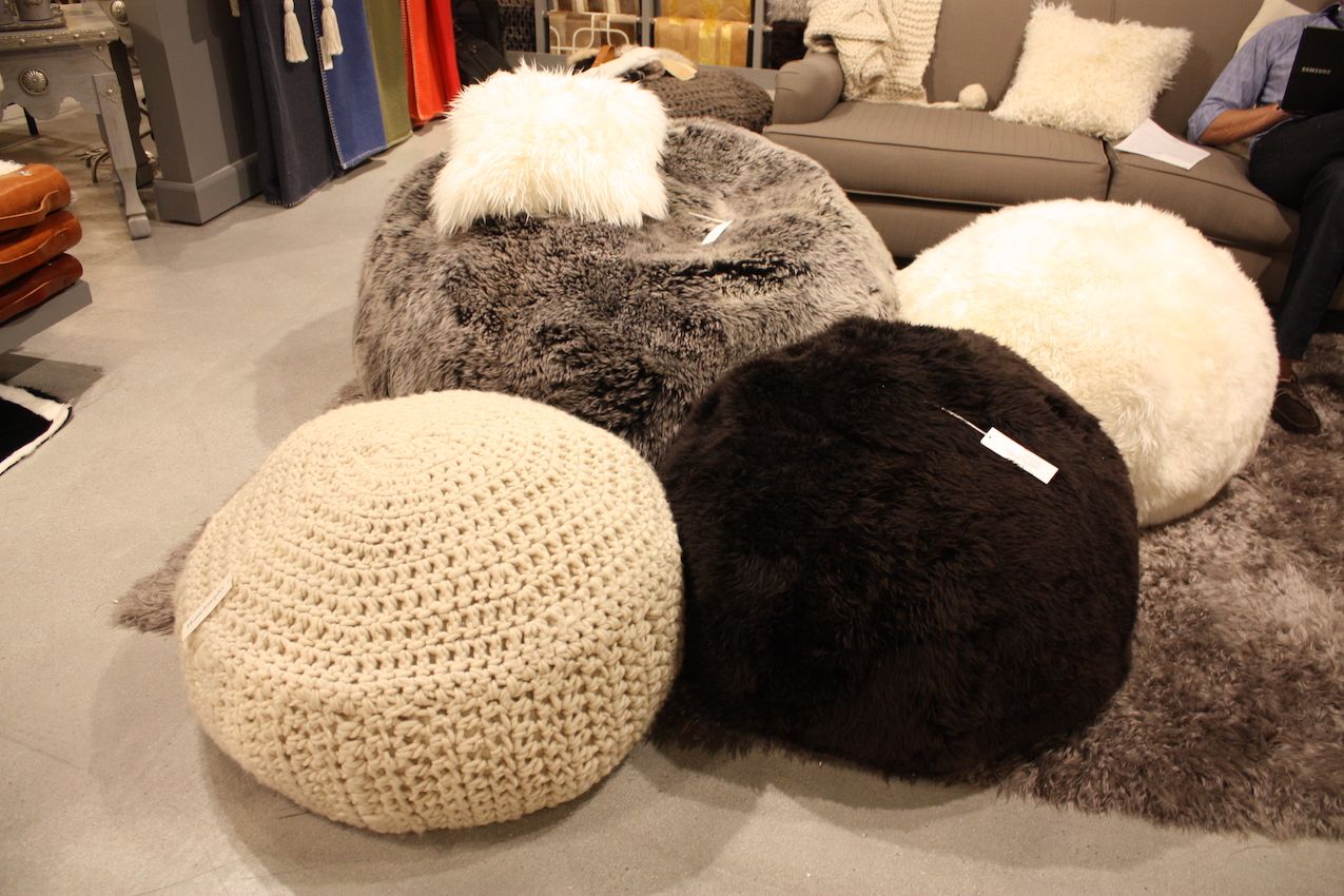 peninsula fur poufs for kids room