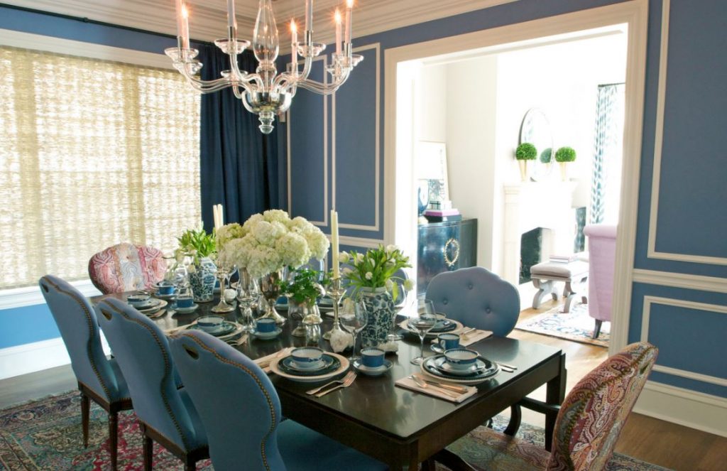 Perwinkle blue dining room 1024x663