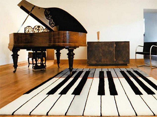 Piano carpet design