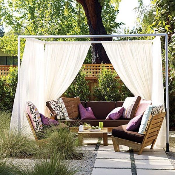 Pipes outdoor cabana