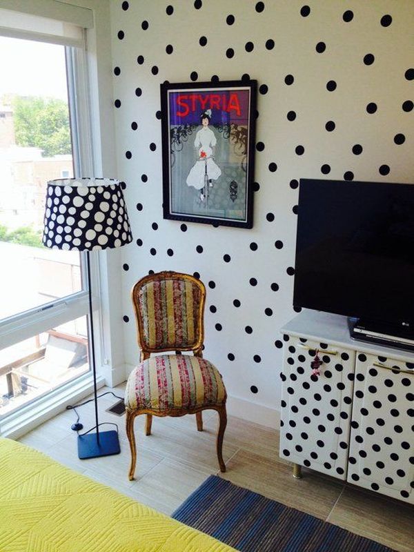 Playful polka dots house