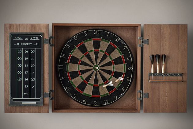 Playing darts