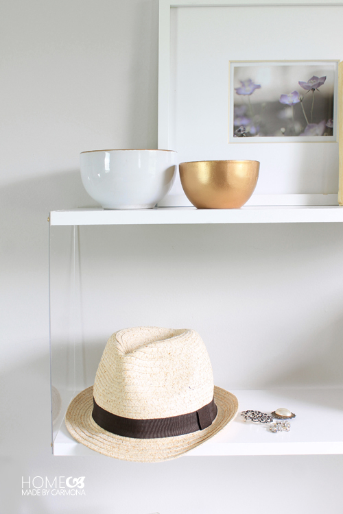 Plexiglass wall shelf west elm