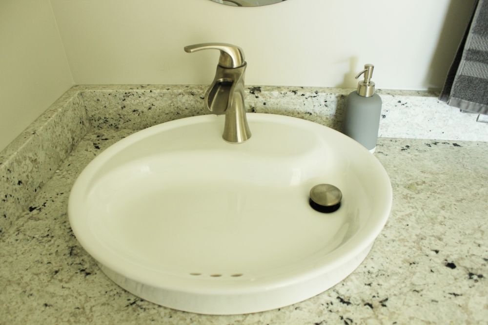 porcelain flat bowl-style sinks